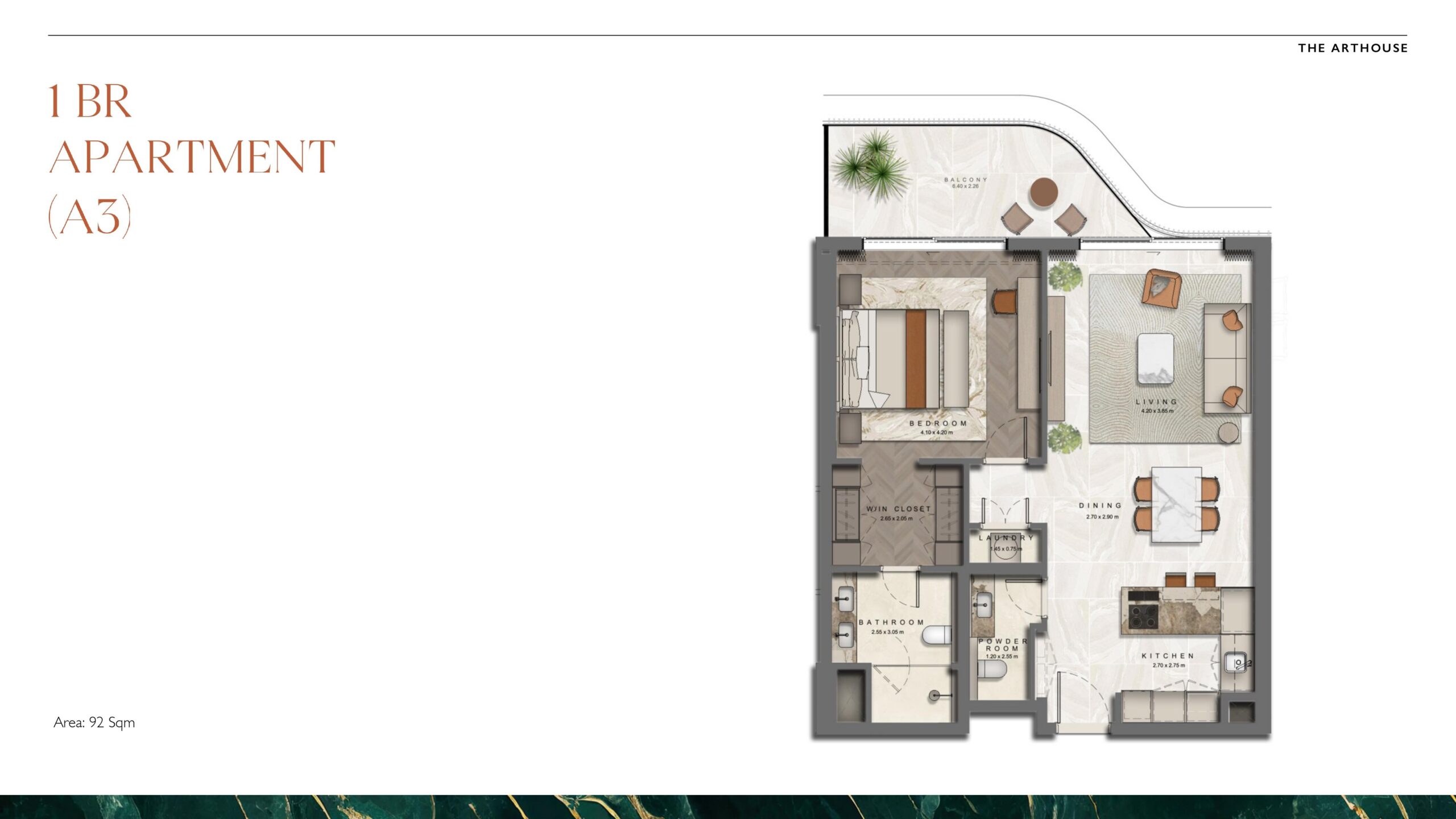 3BR Apartment at The Arthouse Abu Dhabi