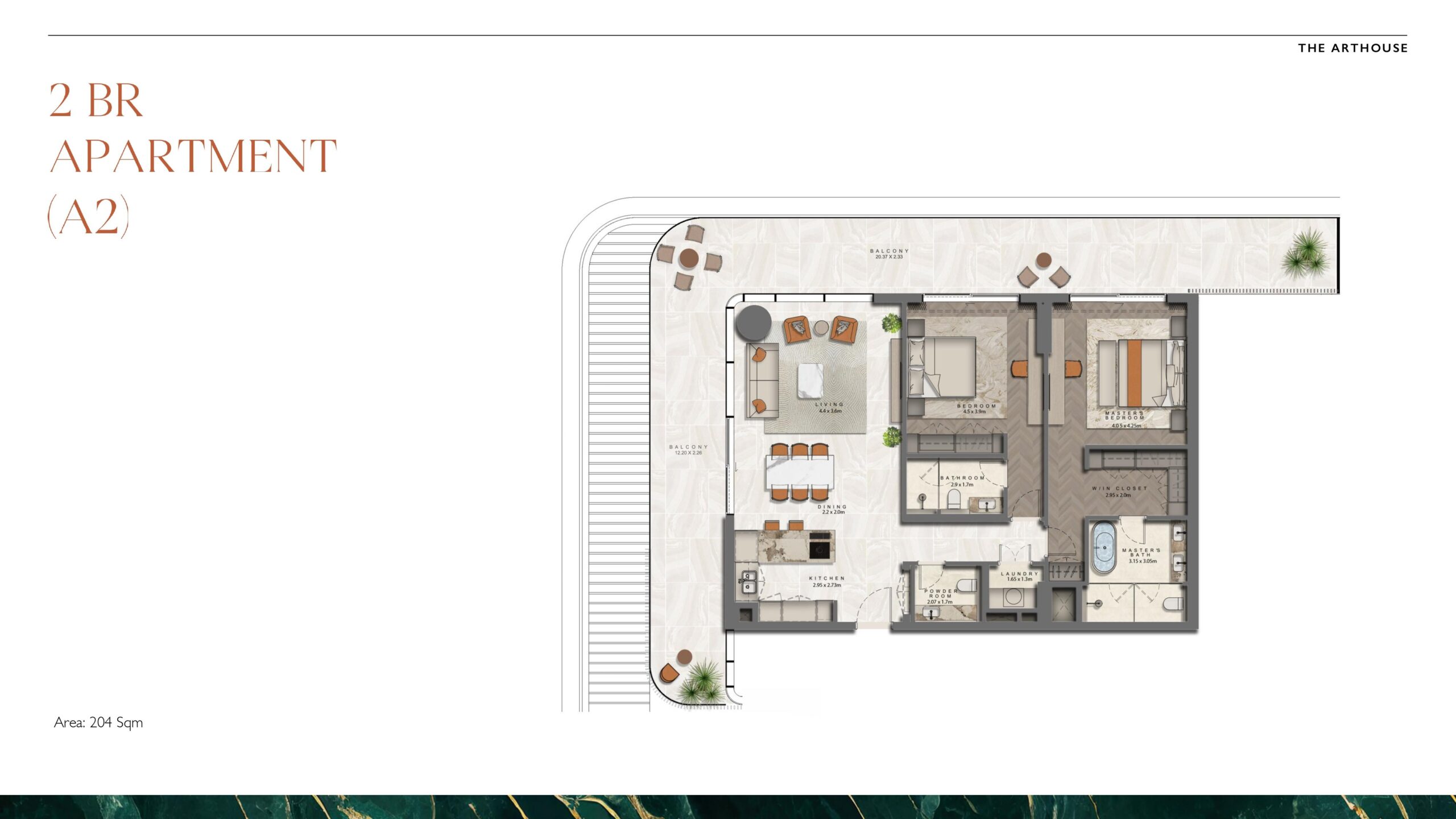 2BR A2 Apartment at The Arthouse Abu Dhabi