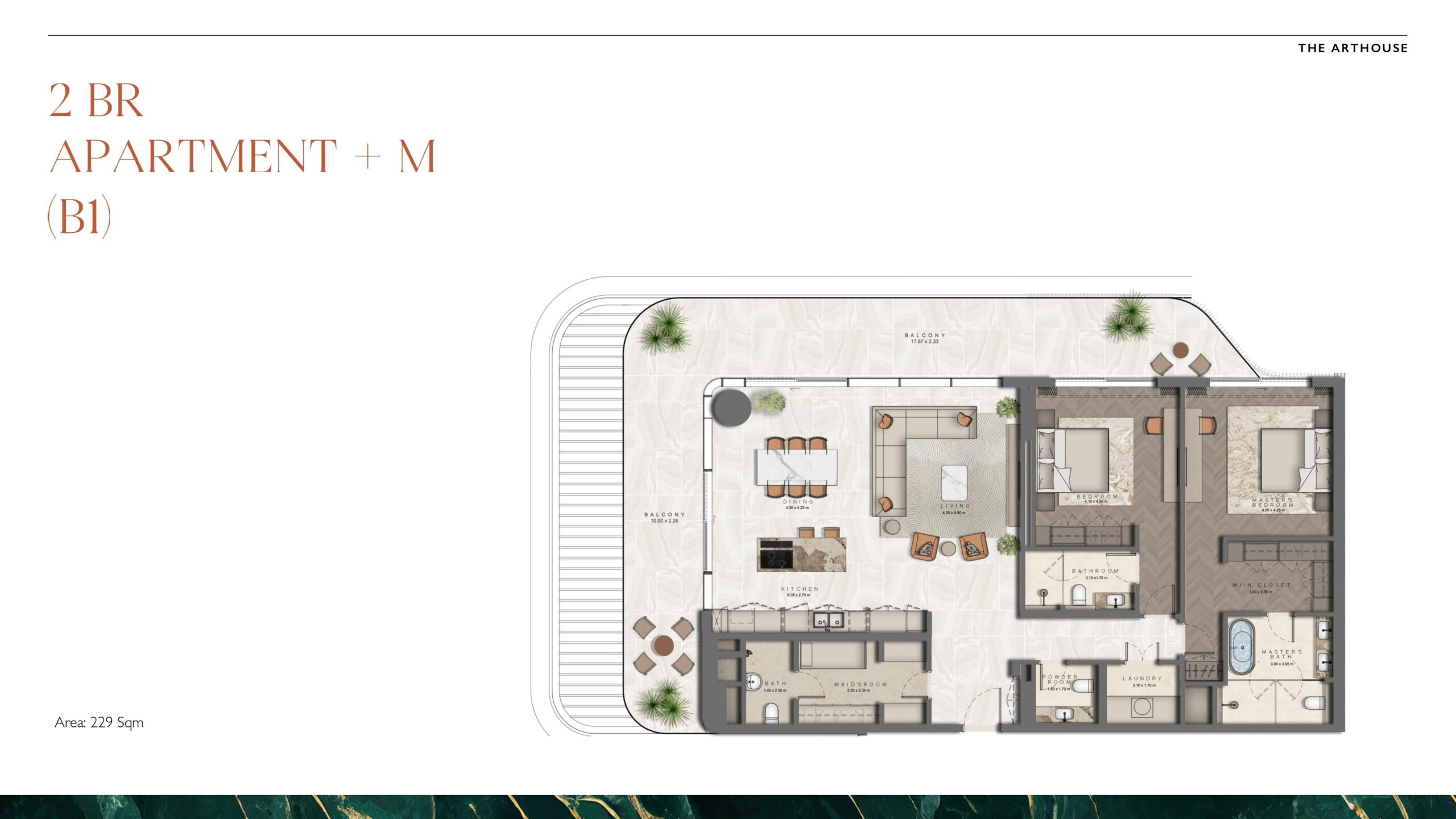 2BR B1 Apartment at The Arthouse Abu Dhabi