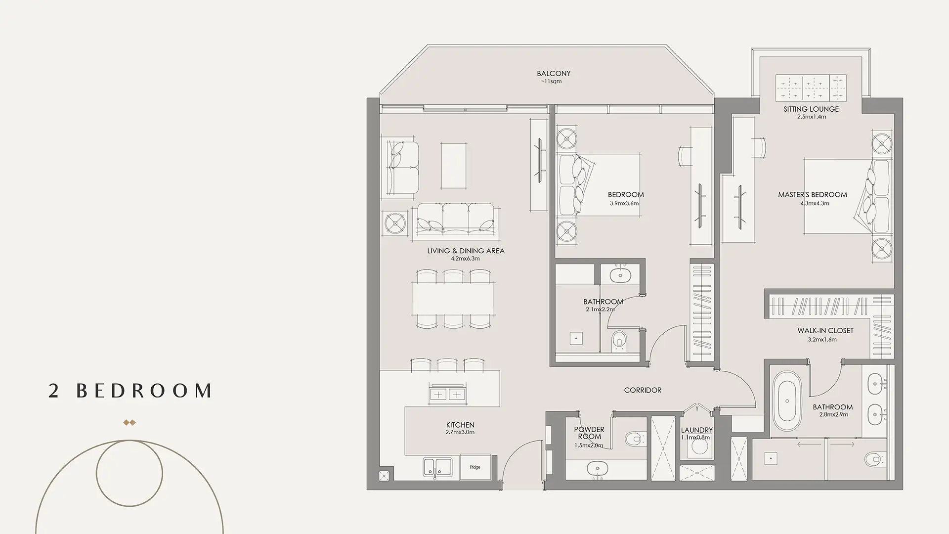 2 Bedroom