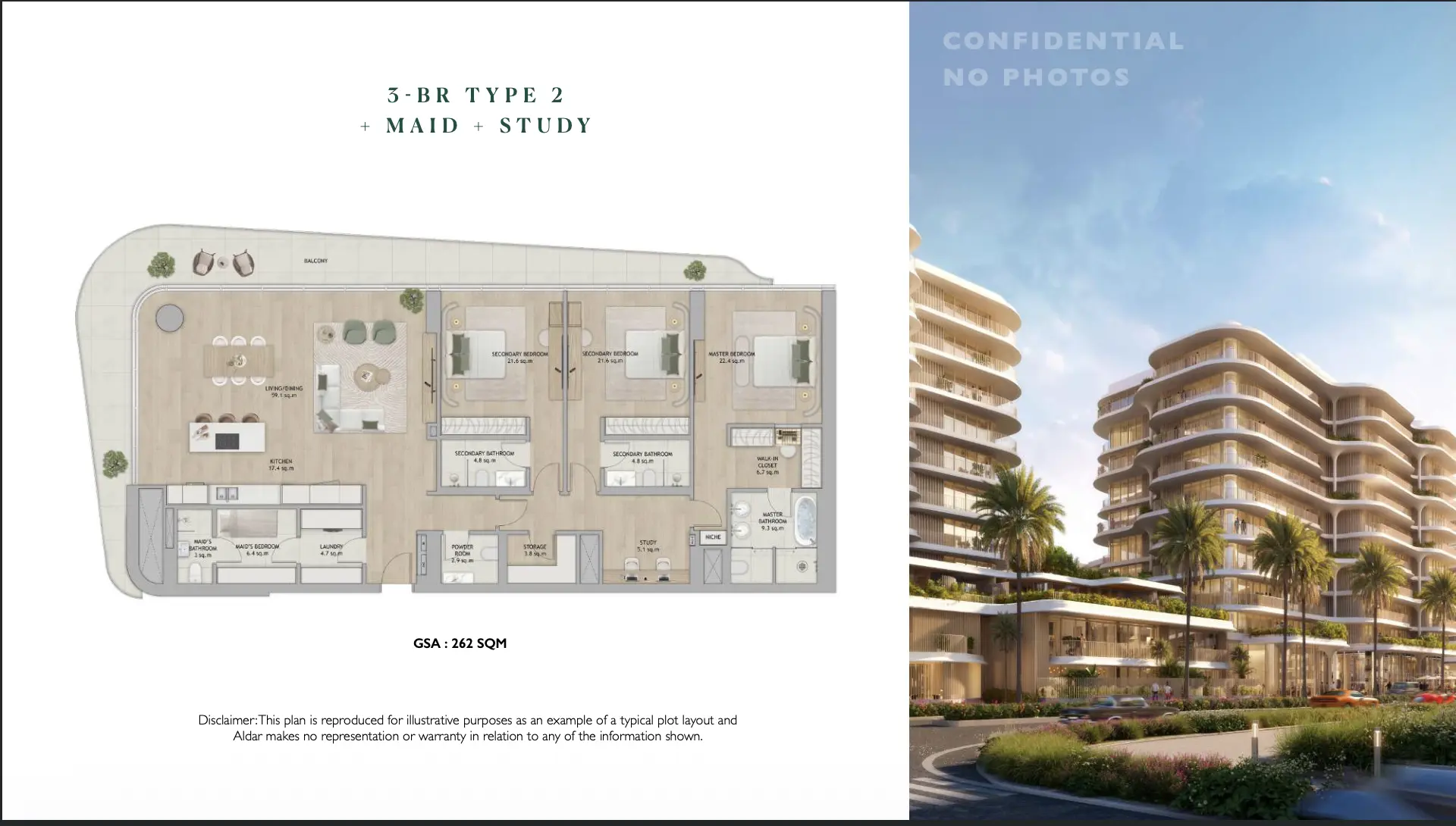 3 Bedroom Type 2 Maid + Study Townhouse