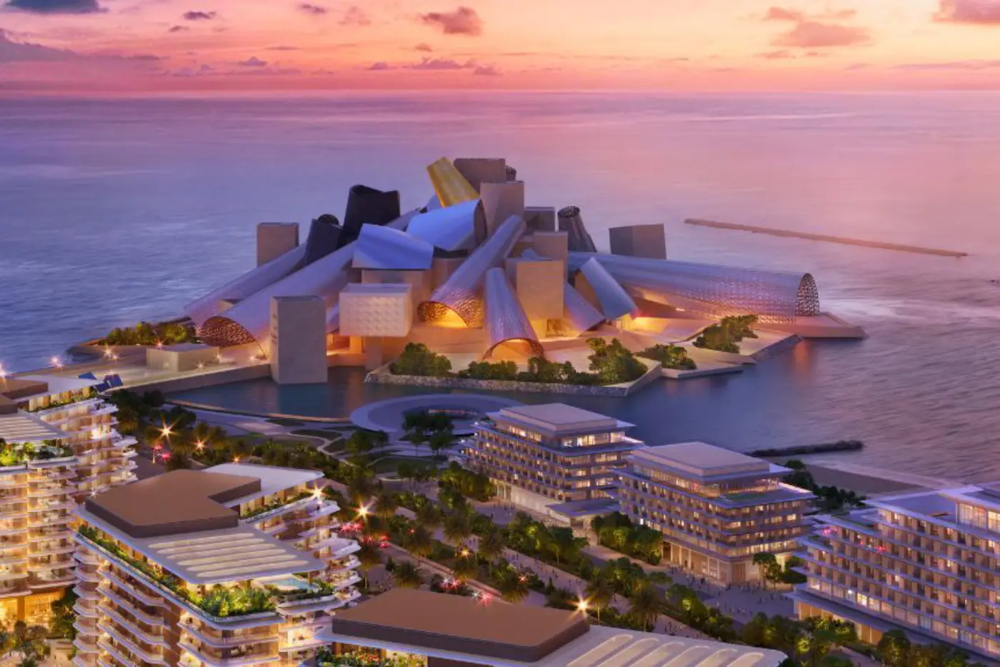 Guggenheim Abu Dhabi
Moments from Saadiyat Grove, this iconic museum is a global destination for modern and contemporary art, set to redefine cultural experiences on Saadiyat Island.