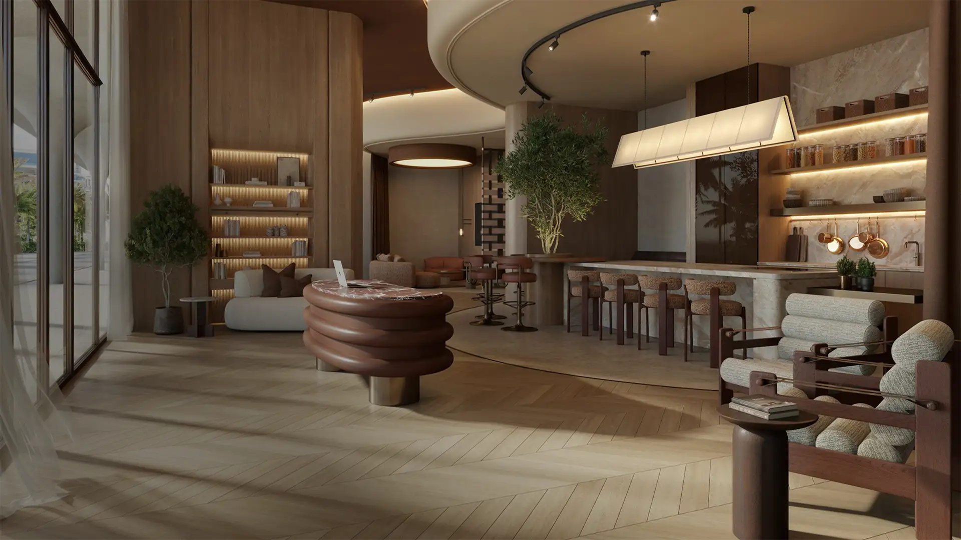 The Row Saadiyat Grove near Louvre Abu Dhabi