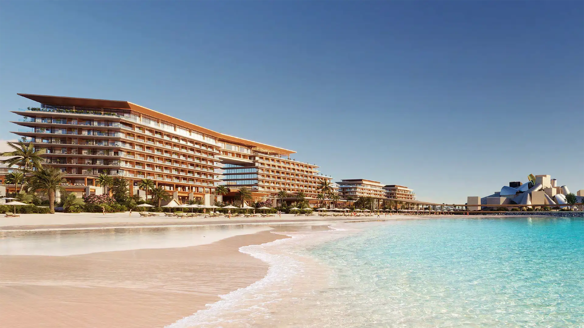 Nobu Residences luxury beachfront development on Saadiyat Island, Abu Dhabi