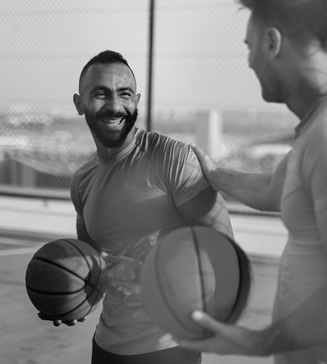 Community sports and active living at Manarat Living residences