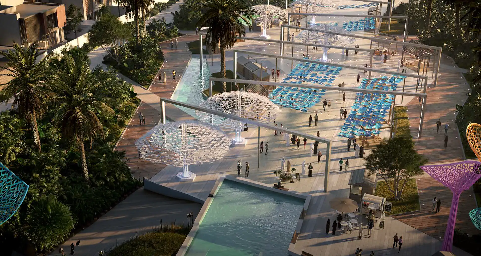 Cultural Spine at Saadiyat Lagoons