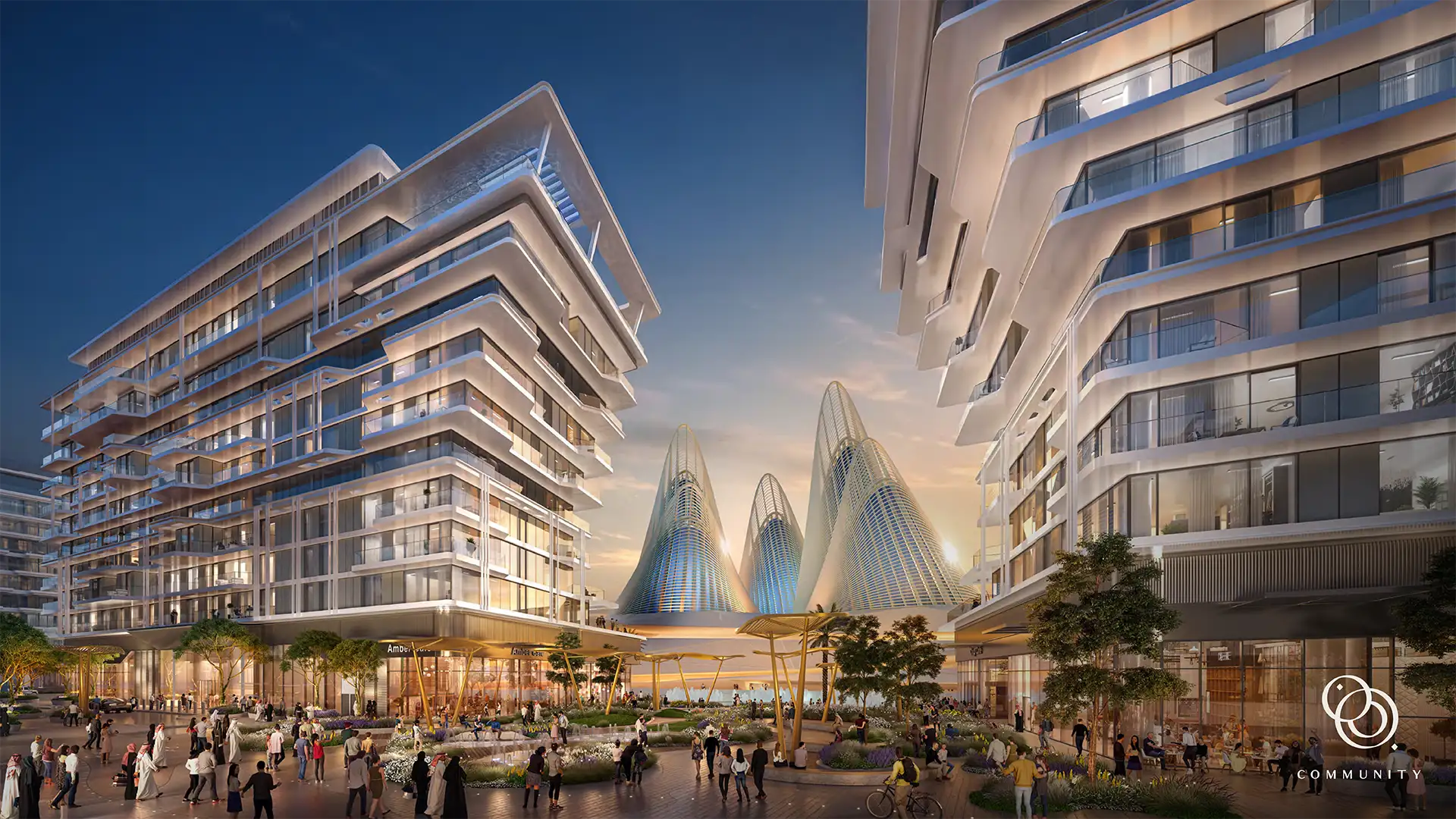 Courtyard at The Source Saadiyat Grove