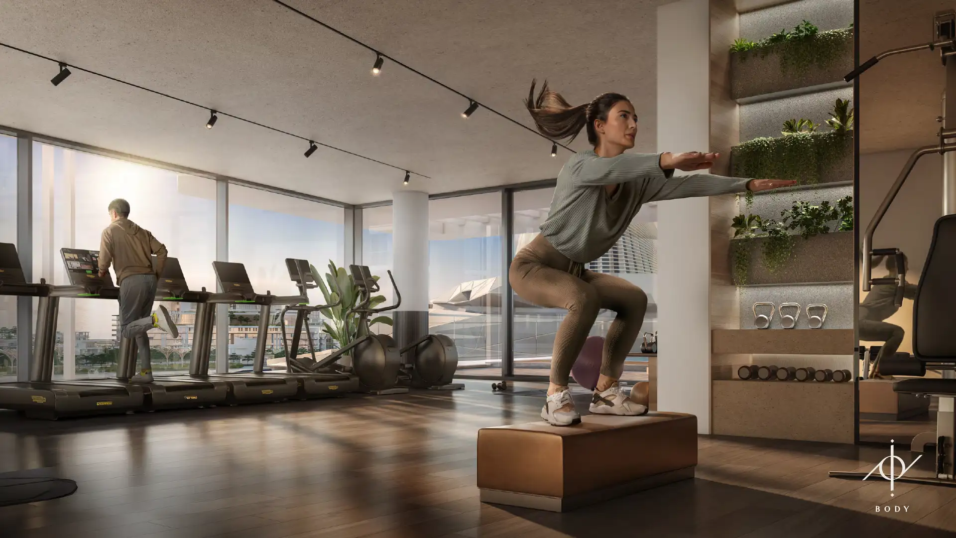 Strength fitness hub at The Source Saadiyat Grove