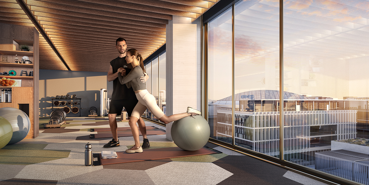 Flexi studio fitness and wellness space at Grove Museum Views