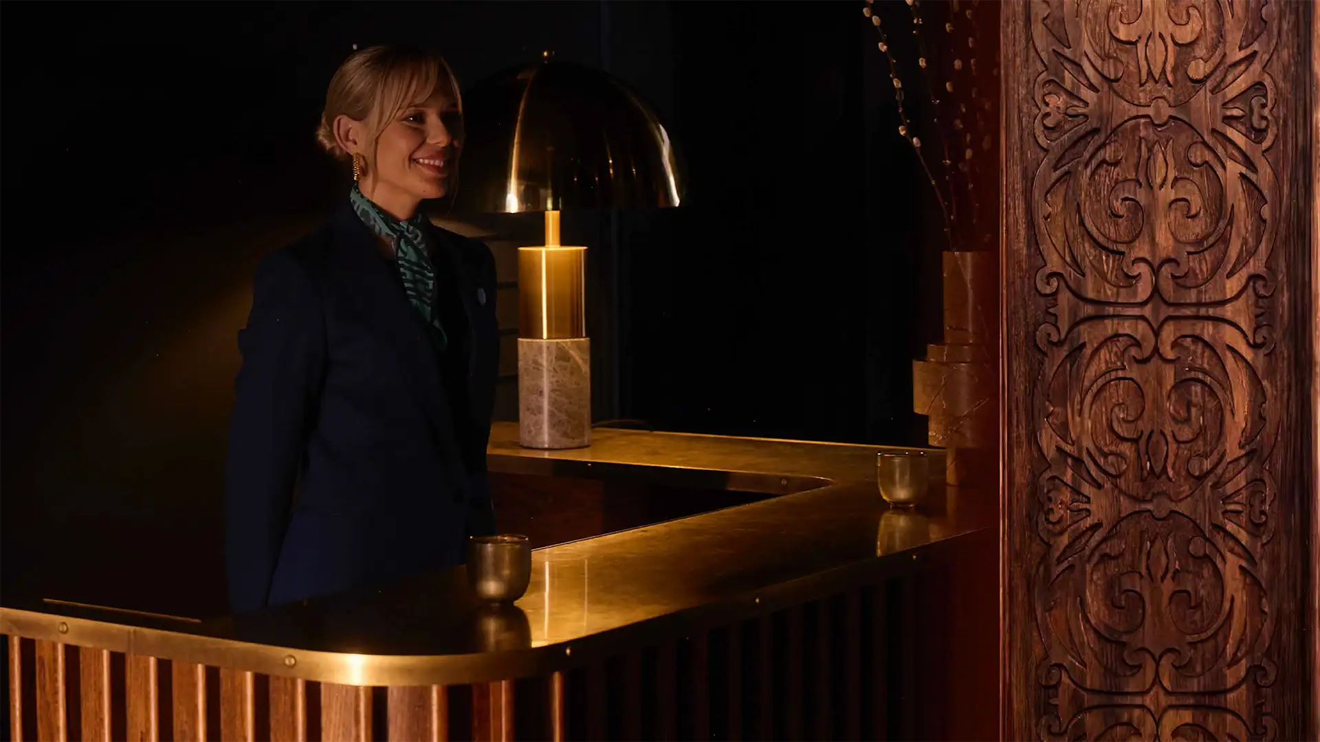 Elegant grand hall interior at The Arthouse Abu Dhabi with artistic design