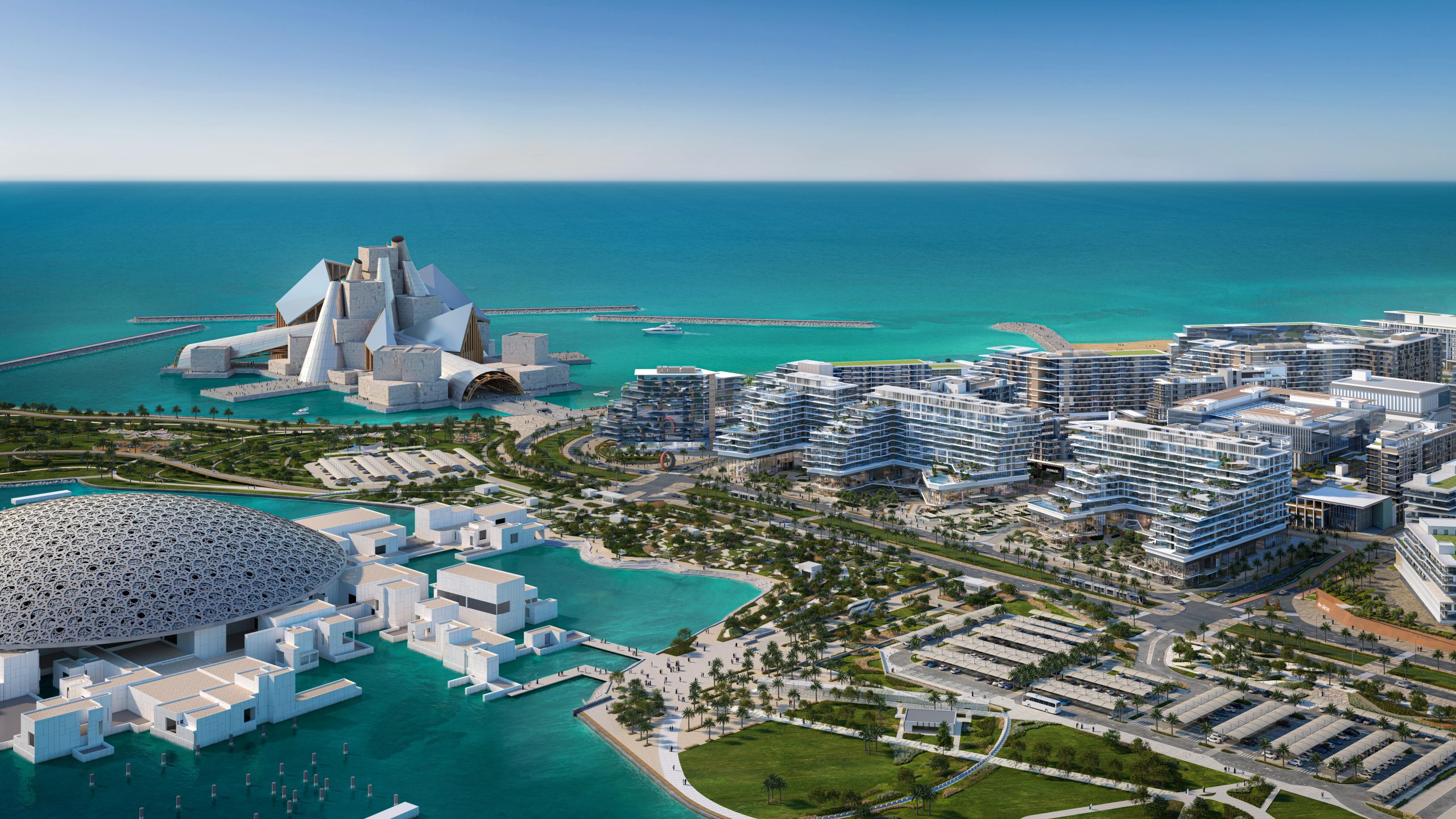 Luxury residences near Louvre Abu Dhabi on Saadiyat Island