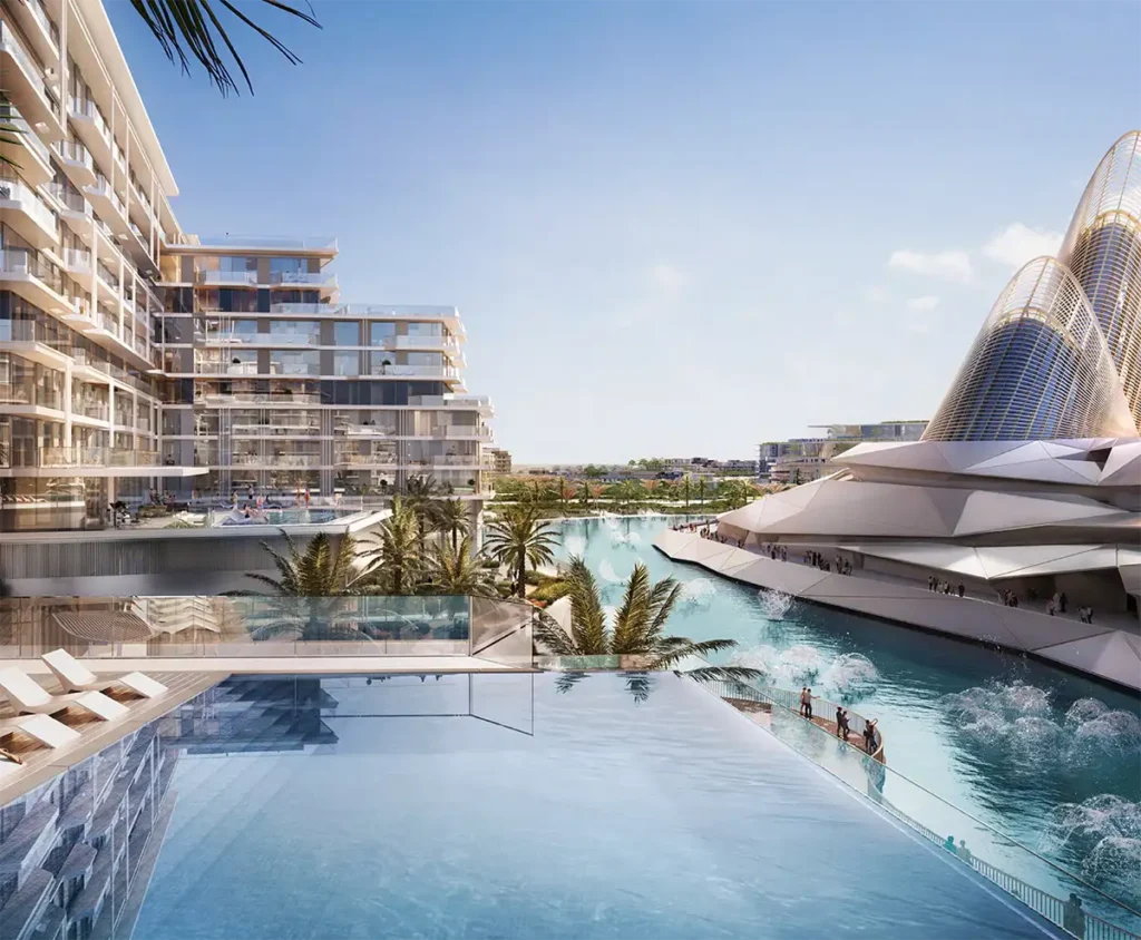 The Source at Saadiyat Grove luxury apartment views