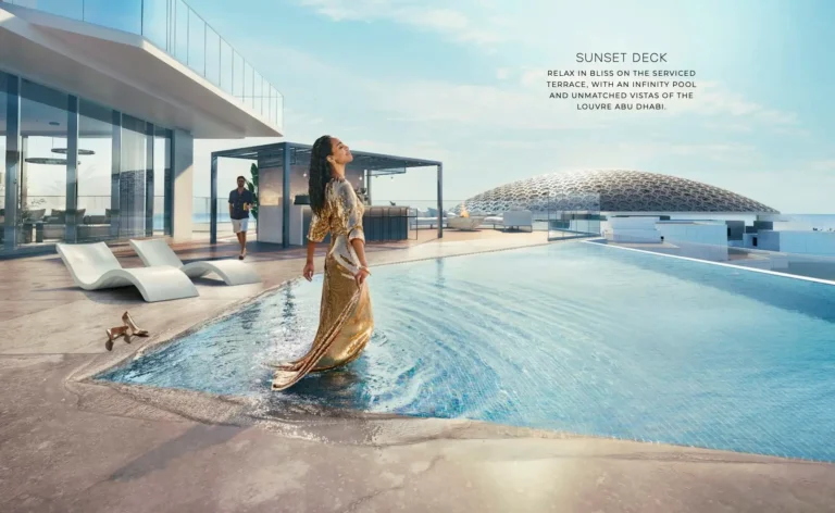 Susnet Deck at Louvre Residences Abu Dhabi