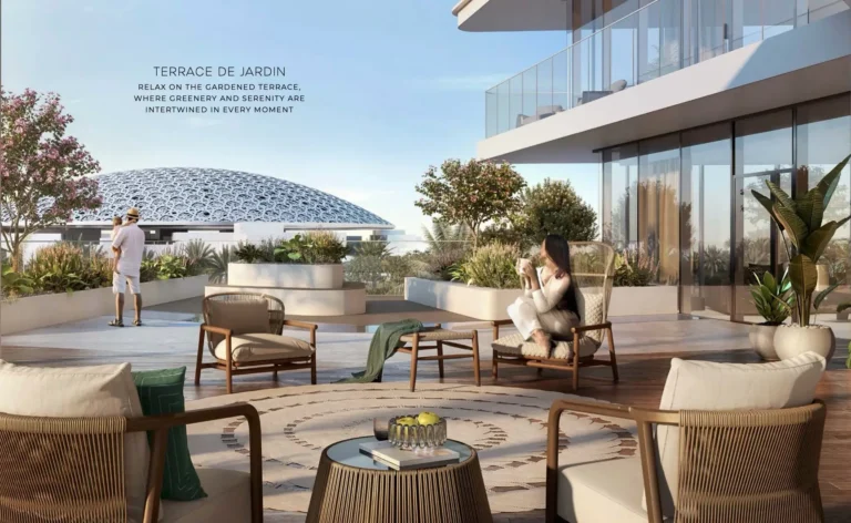 Terrace at Louvre Residences Abu Dhabi